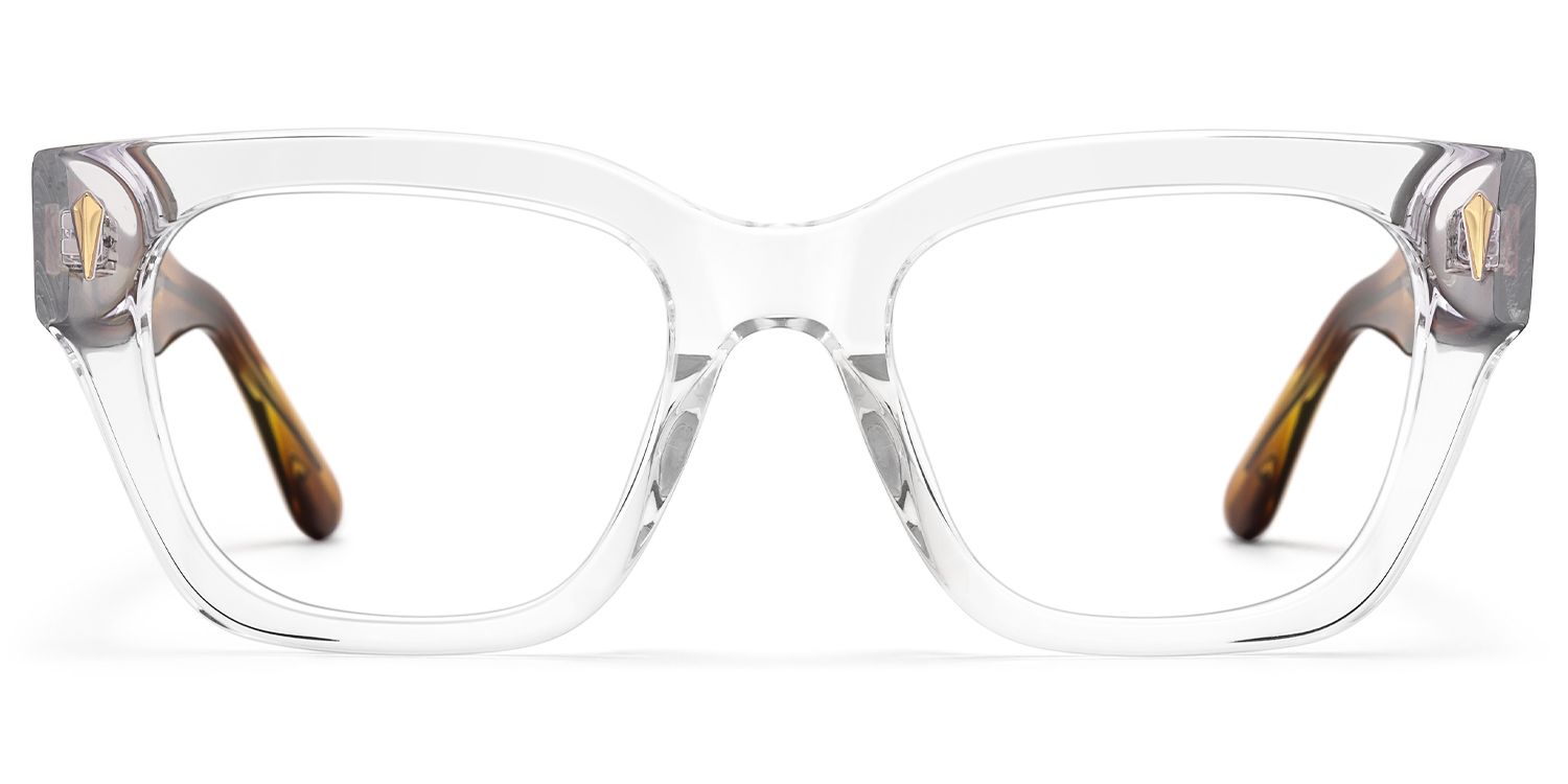 Asante - Square Transparent Eyeglasses by Vooglam Product Details 1