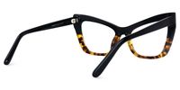 Bader - Cat Eye Black/Tortoise Eyeglasses - 3