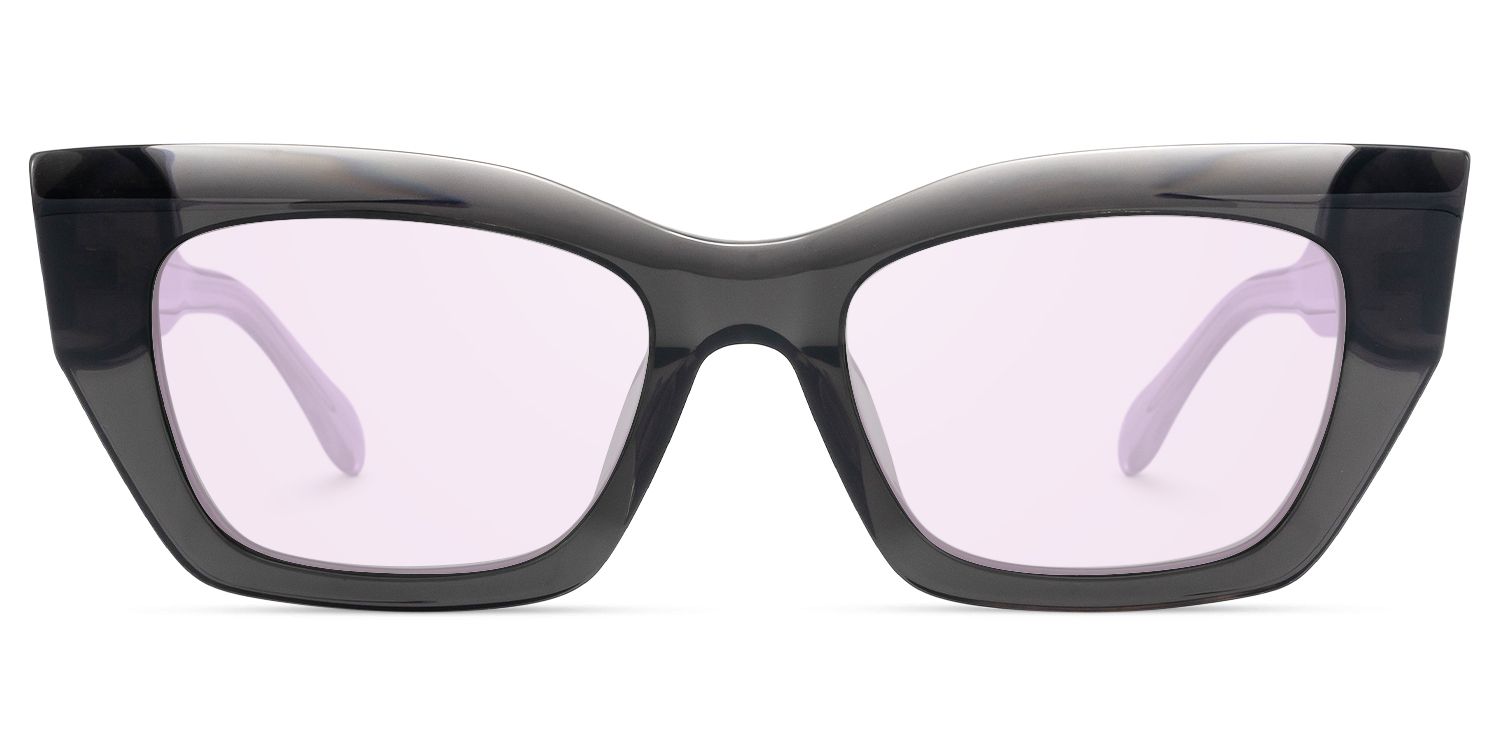 Frame Size of Libby - Butterfly Black Eyeglasses | Vooglam