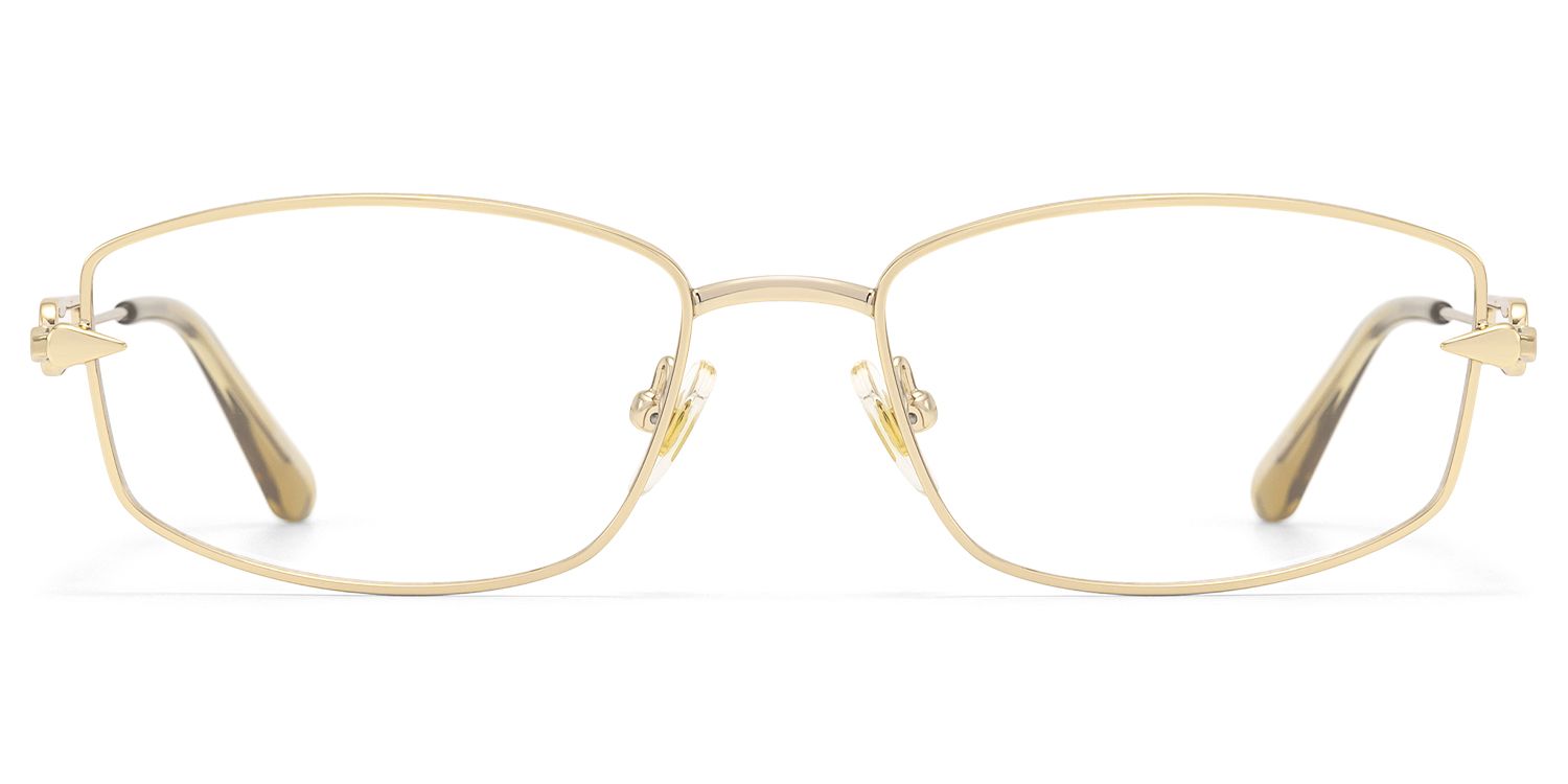 Bladework - Narrow Metal Gold Safety Pin Glasses by Vooglam Product Details 1