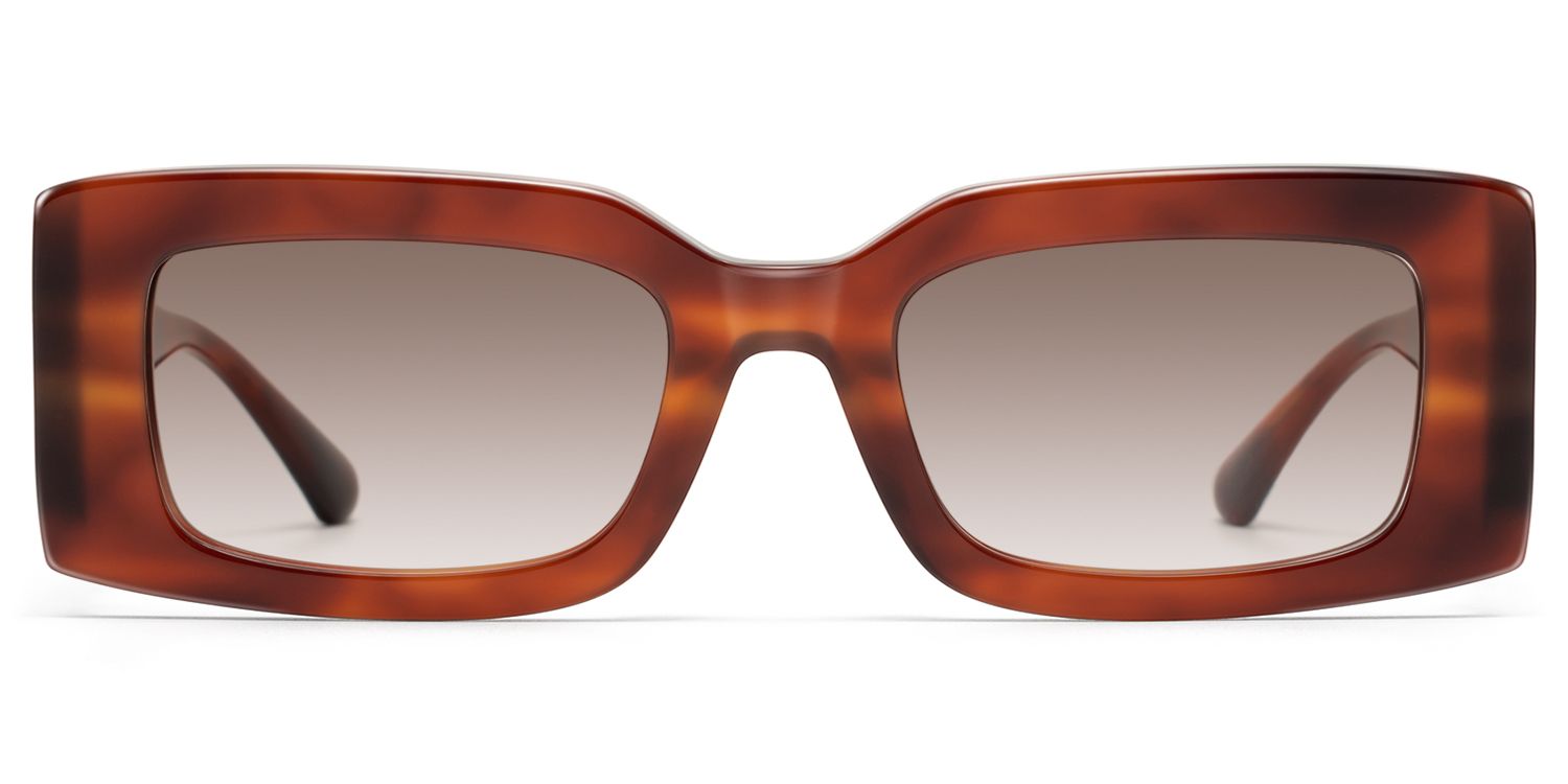 Frame Size of Rectangle Multicolor Sunglasses | Vooglam.com