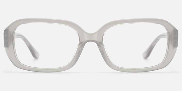 Mies - Translucent Silver Glasses with Screw Deco by Vooglam