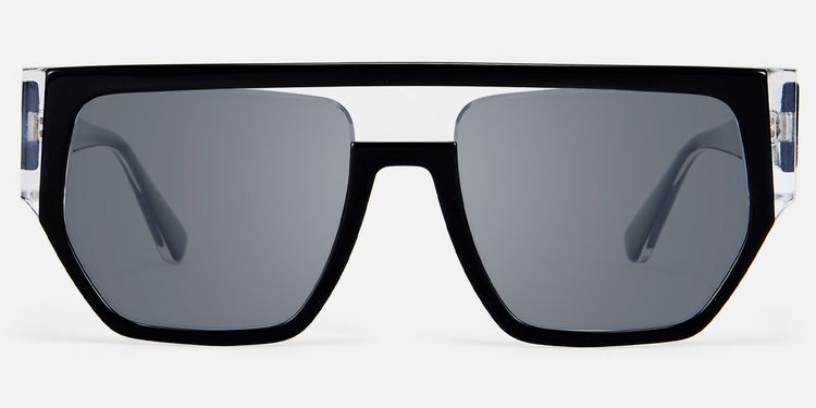Inerney - Browline Black Aviator Sunglasses by Vooglam