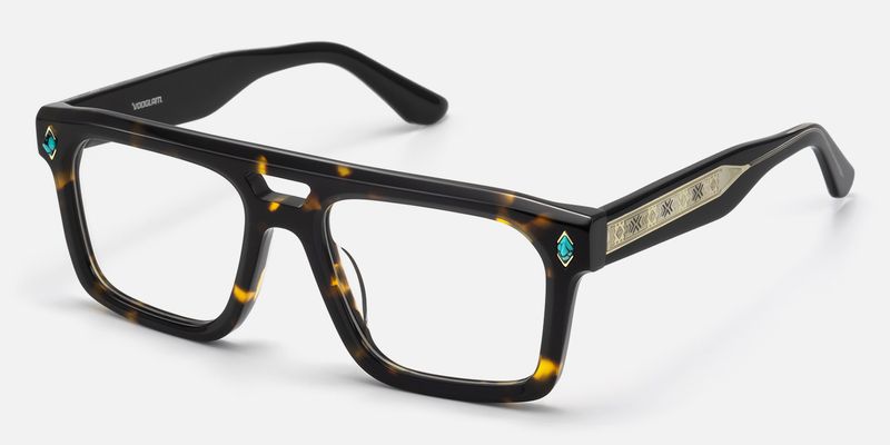 Bastion - Tortoise Aviator Glasses by Vooglam