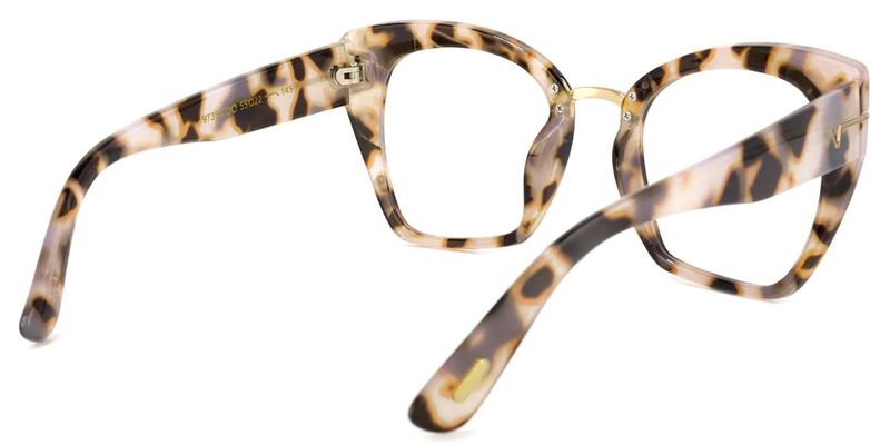 Paulina - Square Tortoise Eyeglasses - 3