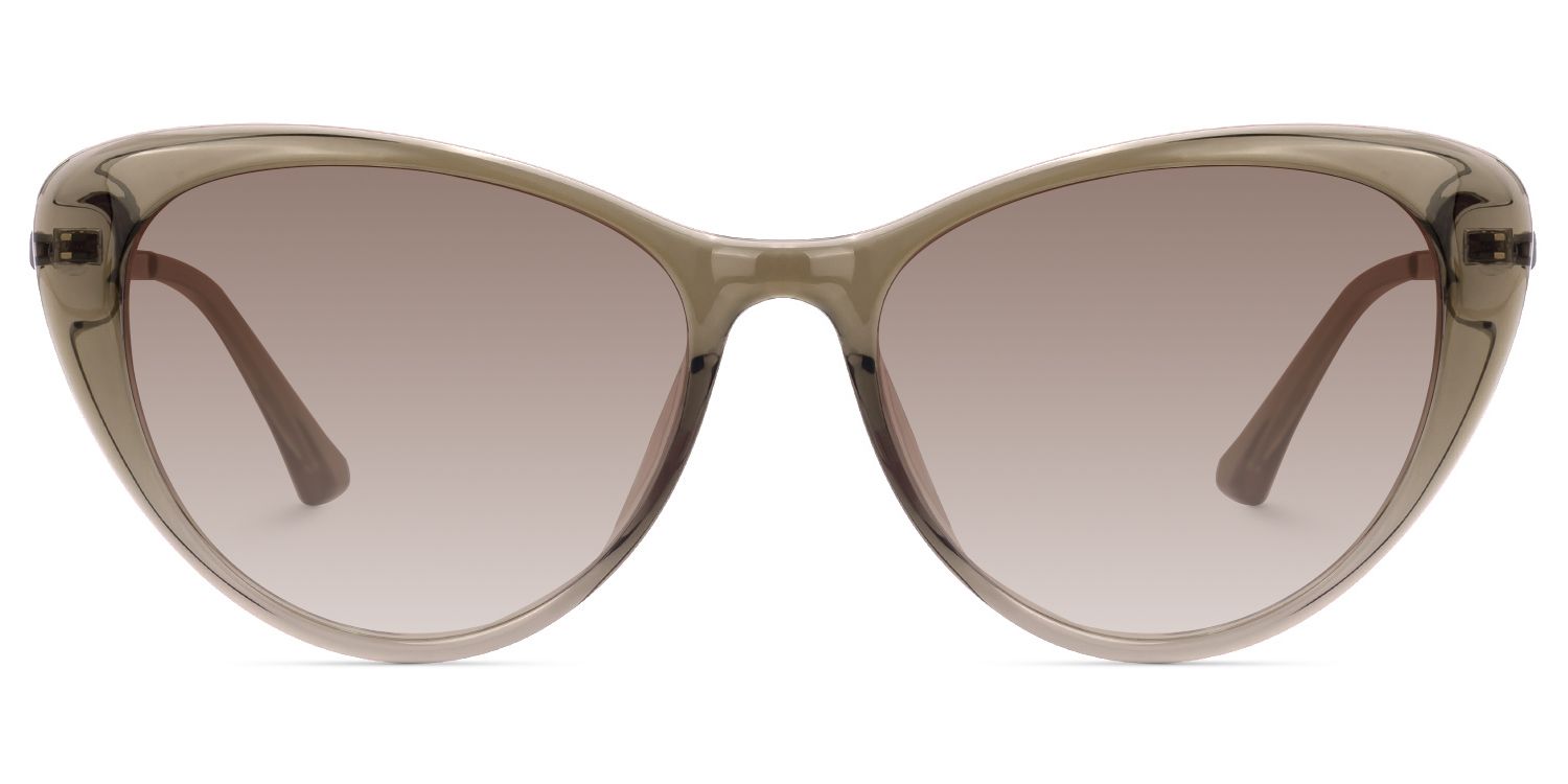 Kailano - Cat Eye Champagne Prescription Sunglasses by Vooglam Product Details 1