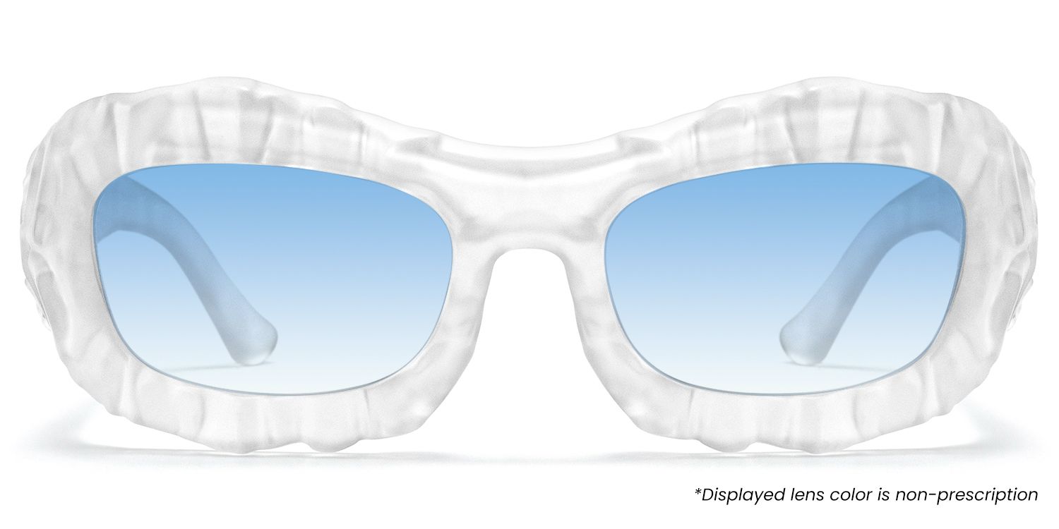 The Geologist - Blue Gradient Marble Sunglasses by Vooglam Product Details 1