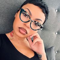 Antoinette - Cat Eye Grey/Tortoise Eyeglasses - 7