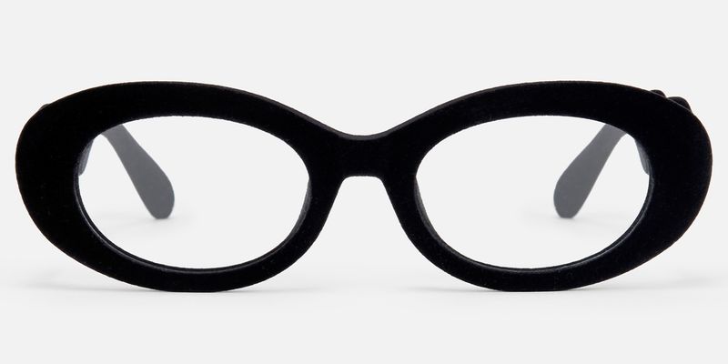 Royale - Oval Black Eyeglasses | Vooglam