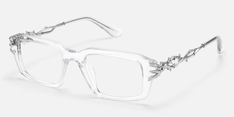Vorpal - Rectangle Silver Eyeglasses