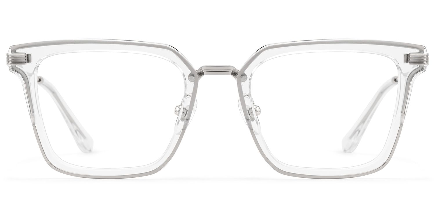 Kassel - Lightweight Clear Square Mixed Glasses by Vooglam Product Details 1