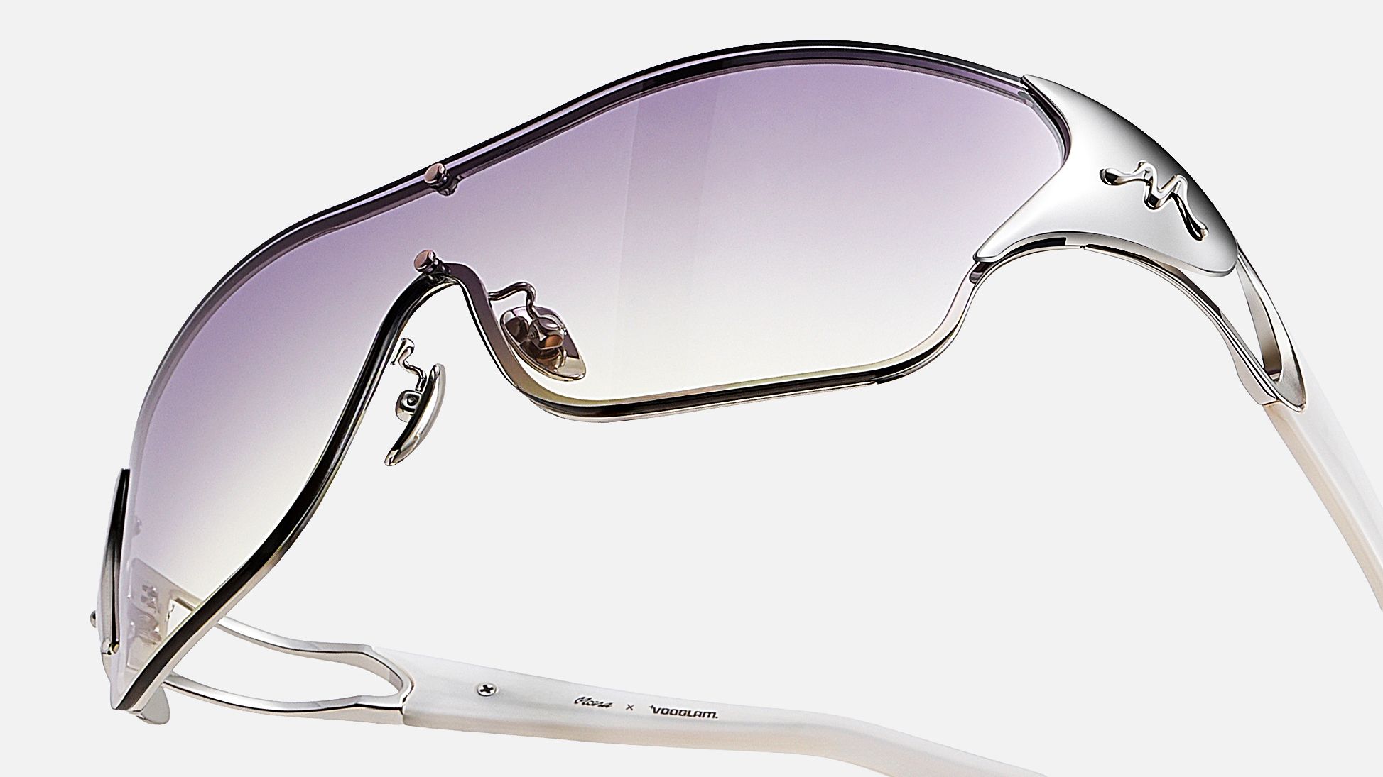 Vooglam Suzuka Eyeglasses Premium Craftsmanship Details: One shield. A bold statement.