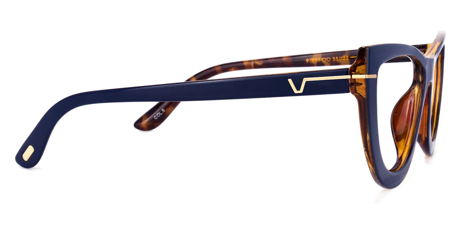 Rhea - Butterfly Dark/Blue Eyeglasses product detail 4