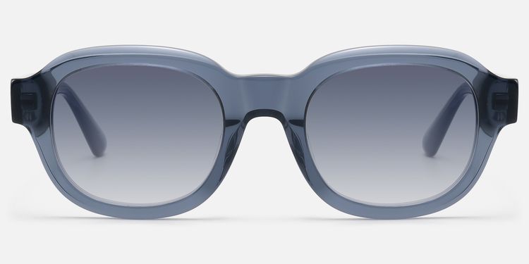 Eerie - Clear Blue Gray Tinted Oversized Shades by Vooglam