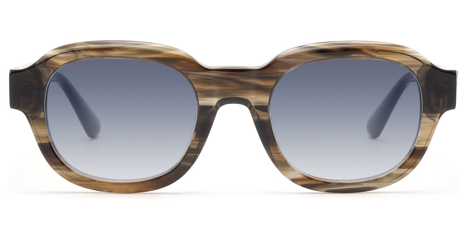 Eerie - Wood Grain Blue Gray Gradient Shades by Vooglam Product Details 1