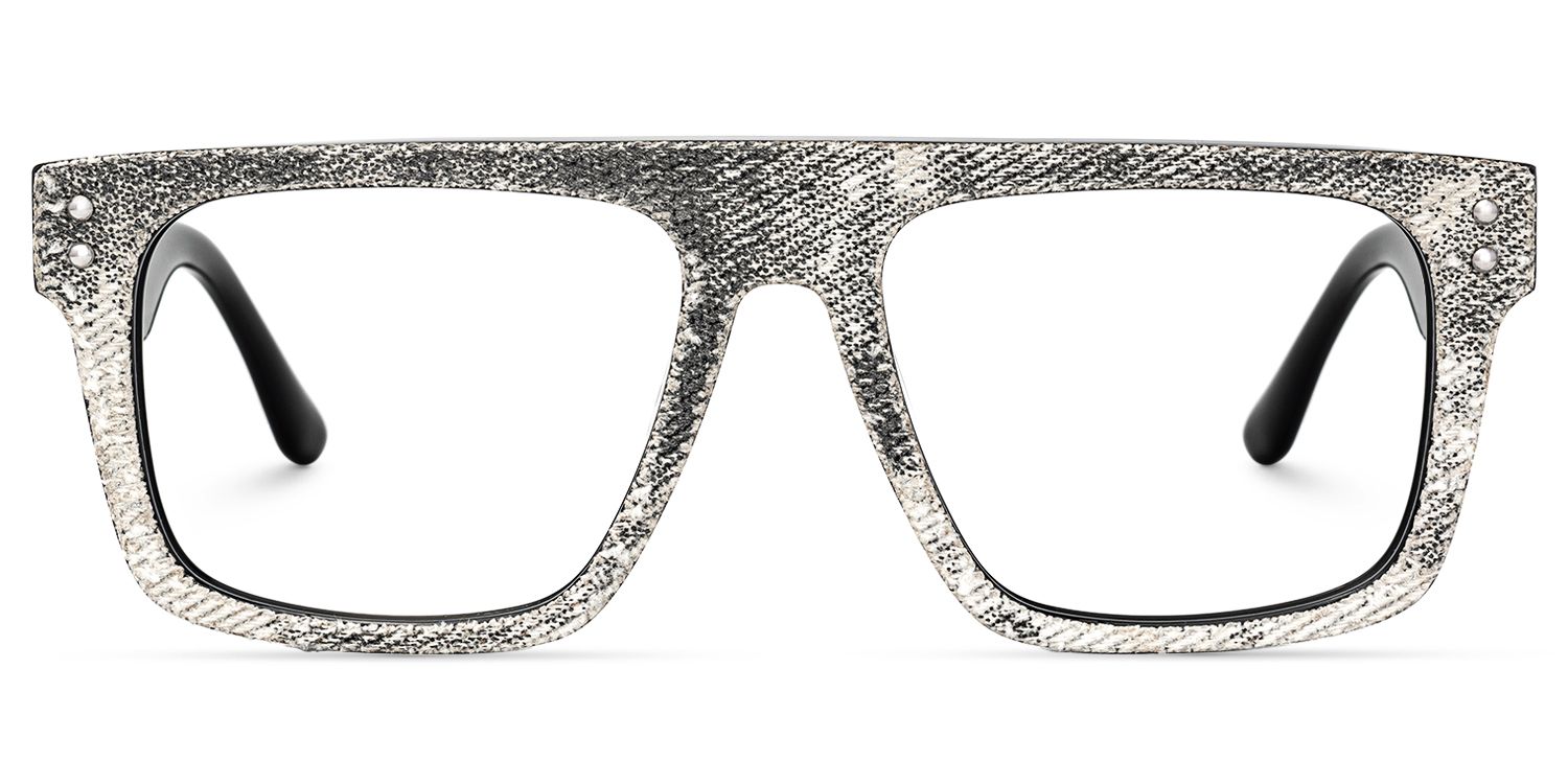 Najinca - Rectangle Black Eyeglasses by Vooglam Product Details 1