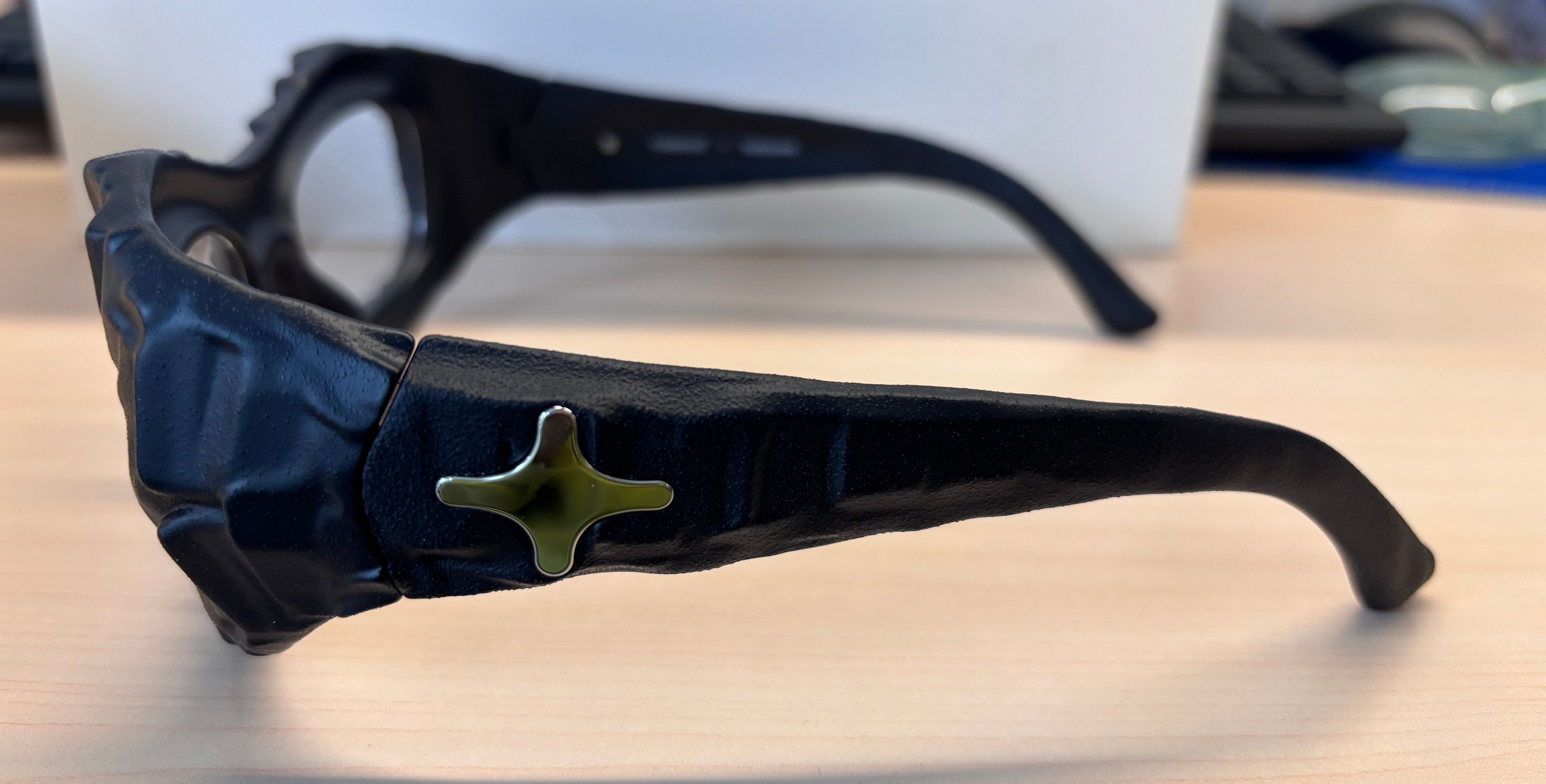 Libby - Butterfly Black Eyeglasses | Vooglam Front View