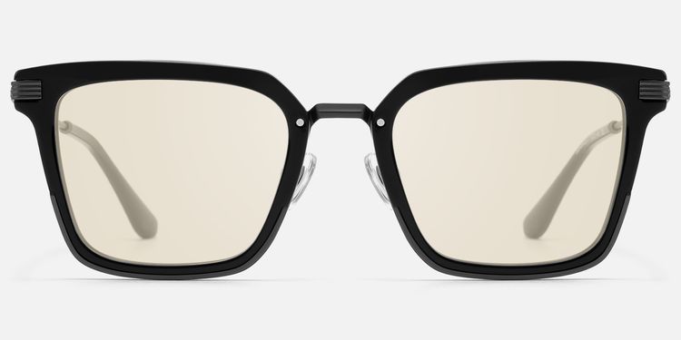 Kassel - Matte Gunmetal Acetate Metal Sunglasses by Vooglam