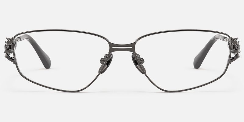 Spine - Geometric Grey Eyeglasses