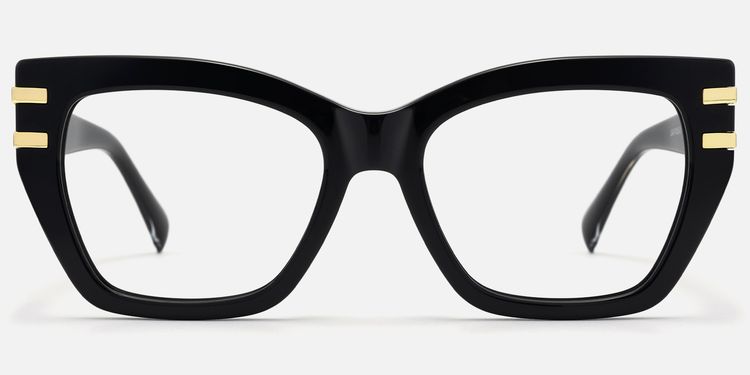 Warrior - Butterfly Black Eyeglasses by Vooglam