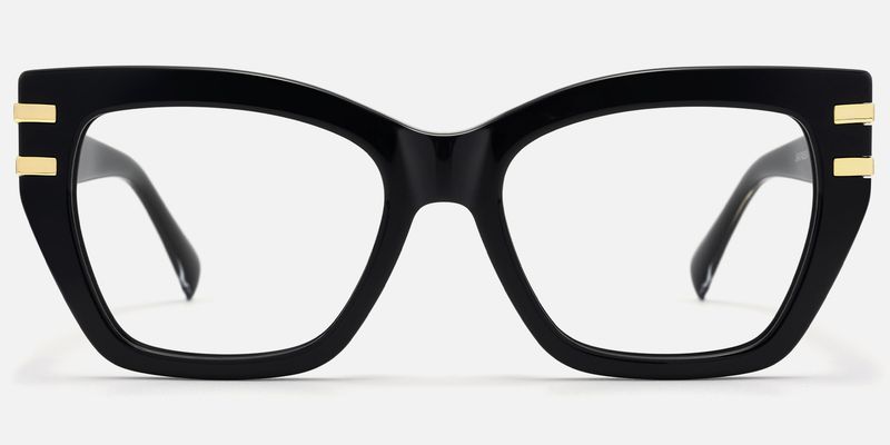 Warrior - Butterfly Black Eyeglasses by Vooglam