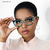 Petrie - Rectangle Green/Tortoise Two-tone Eyeglasses - 7