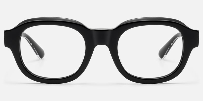 Eerie - Round Black Eyeglasses