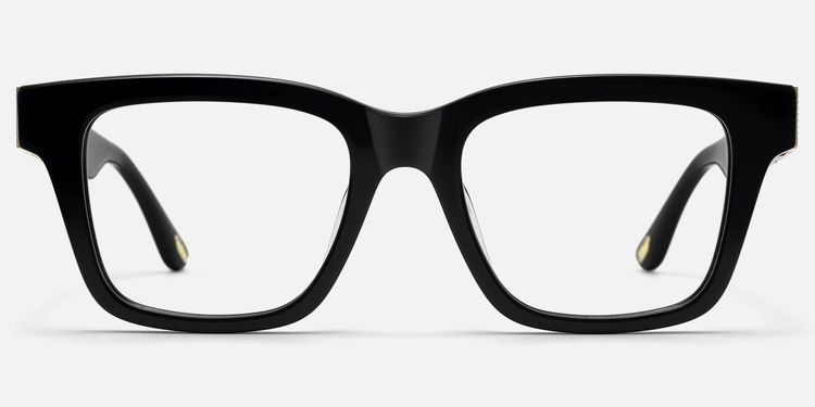 Legacy - Rectangle Black Eyeglasses by Vooglam