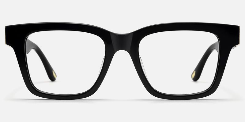 Legacy - Rectangle Black Eyeglasses by Vooglam