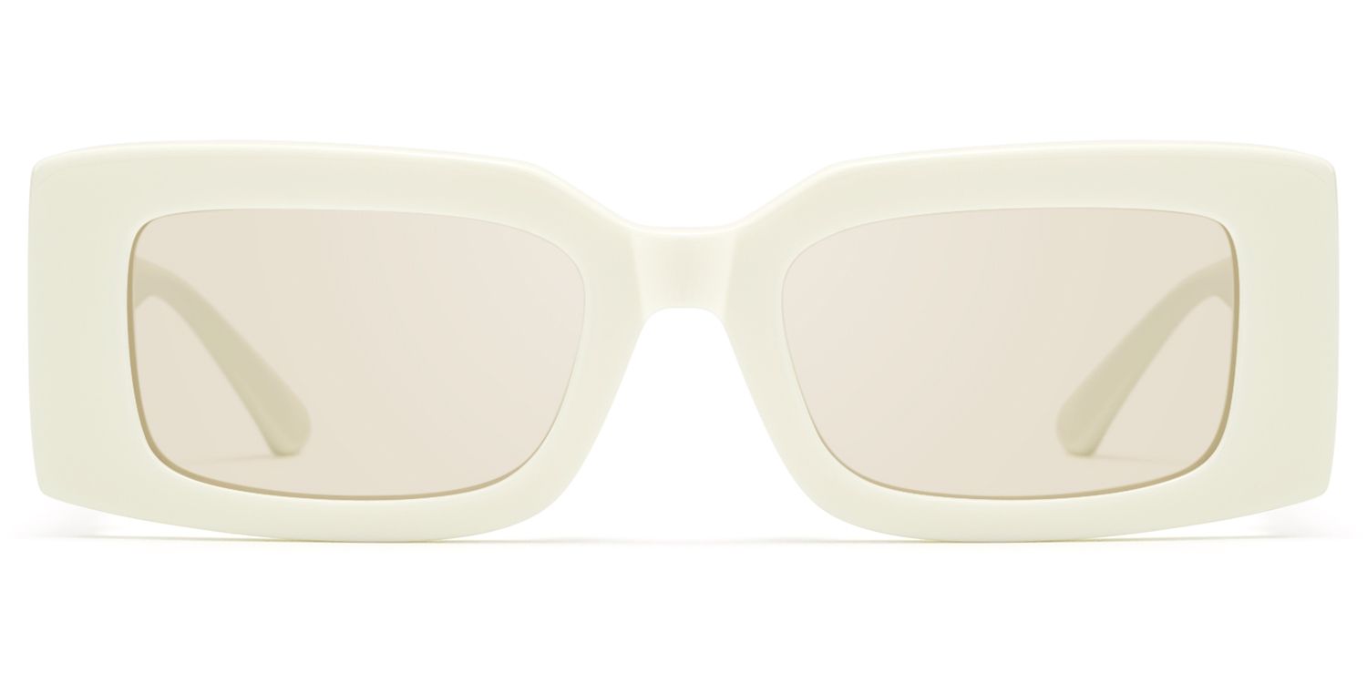 Aurelia - Off White Light Brown Sunglasses by Vooglam Product Details 1