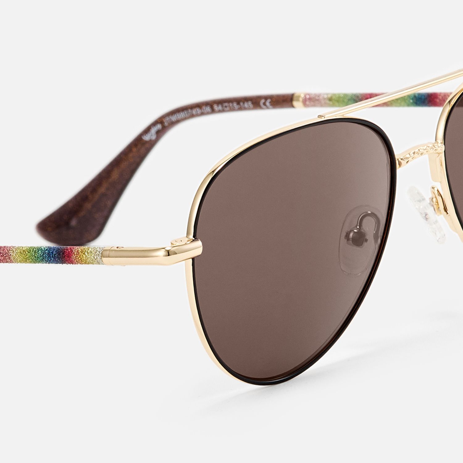 Joni - Aviator Two-tone Sunglasses by Vooglam - Design Details