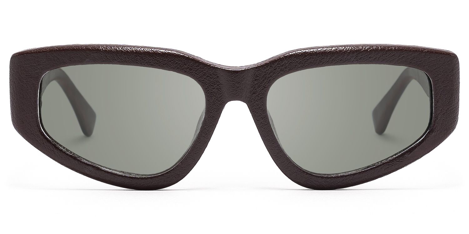 CruzHide - Geometric Brown Sunglasses by Vooglam Product Details 1