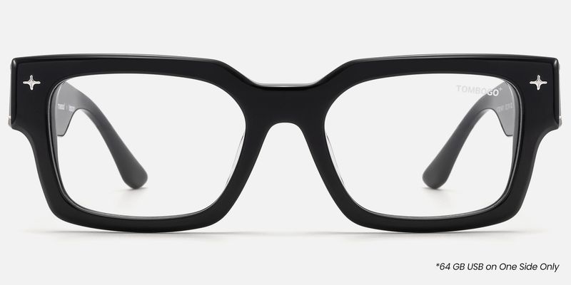 The Programmer - Chunky Black USB Glasses by Vooglam
