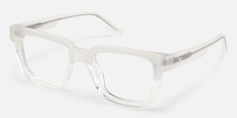 Strobe - Rectangle Transparent Eyeglasses by Vooglam
