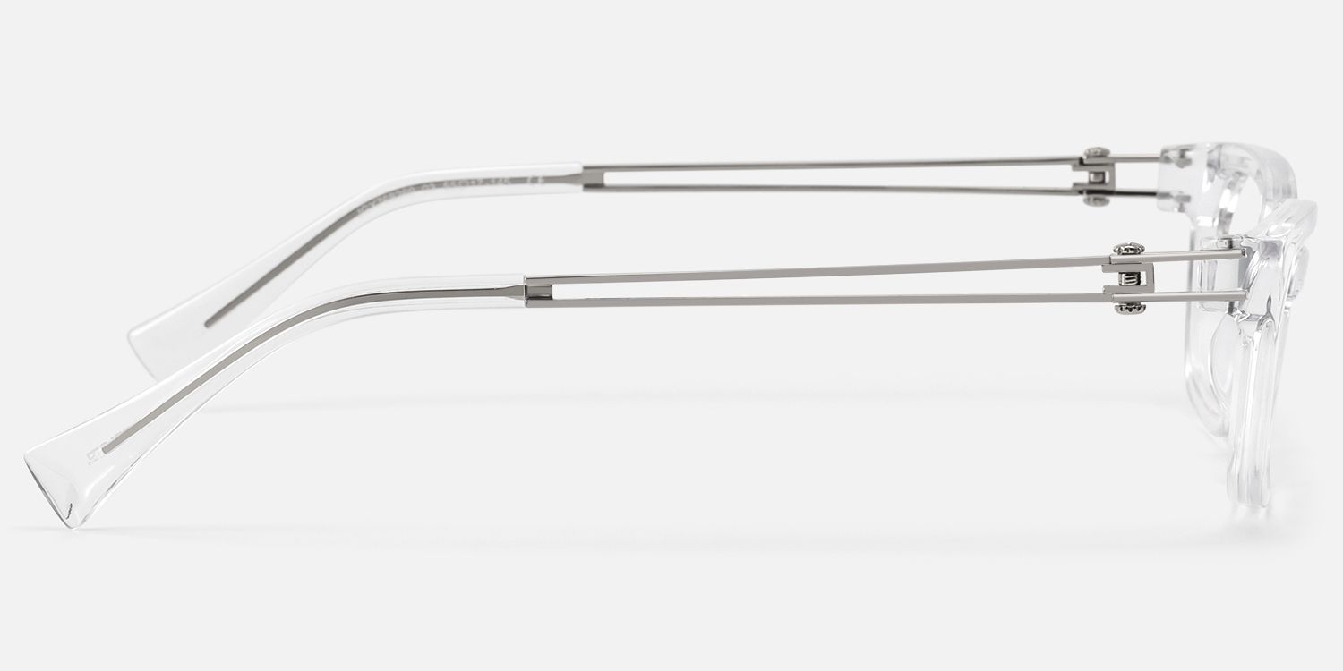 Scarpa - Clear Double Wire Light Tint Sunglasses by Vooglam - Side View
