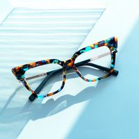 Mariana - Cat Eye Floral Eyeglasses | Vooglam On Model