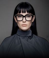 Lizzy - Geometric Gold Eyeglasses