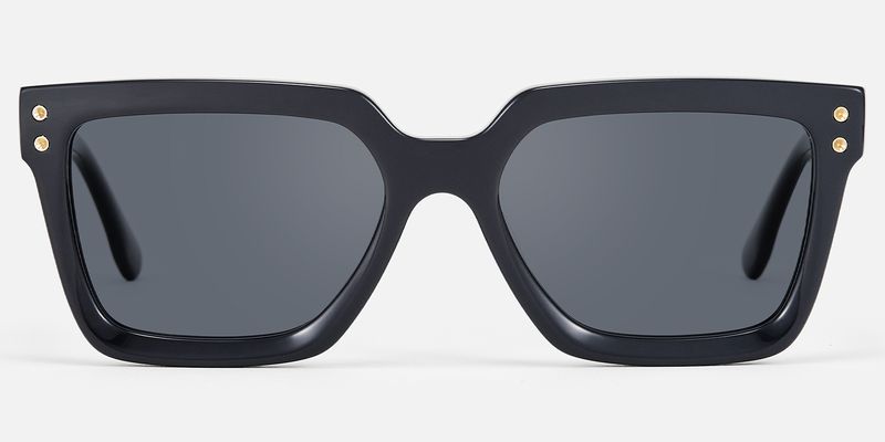 Cavalier - Rectangle Grey Sunglasses by Vooglam