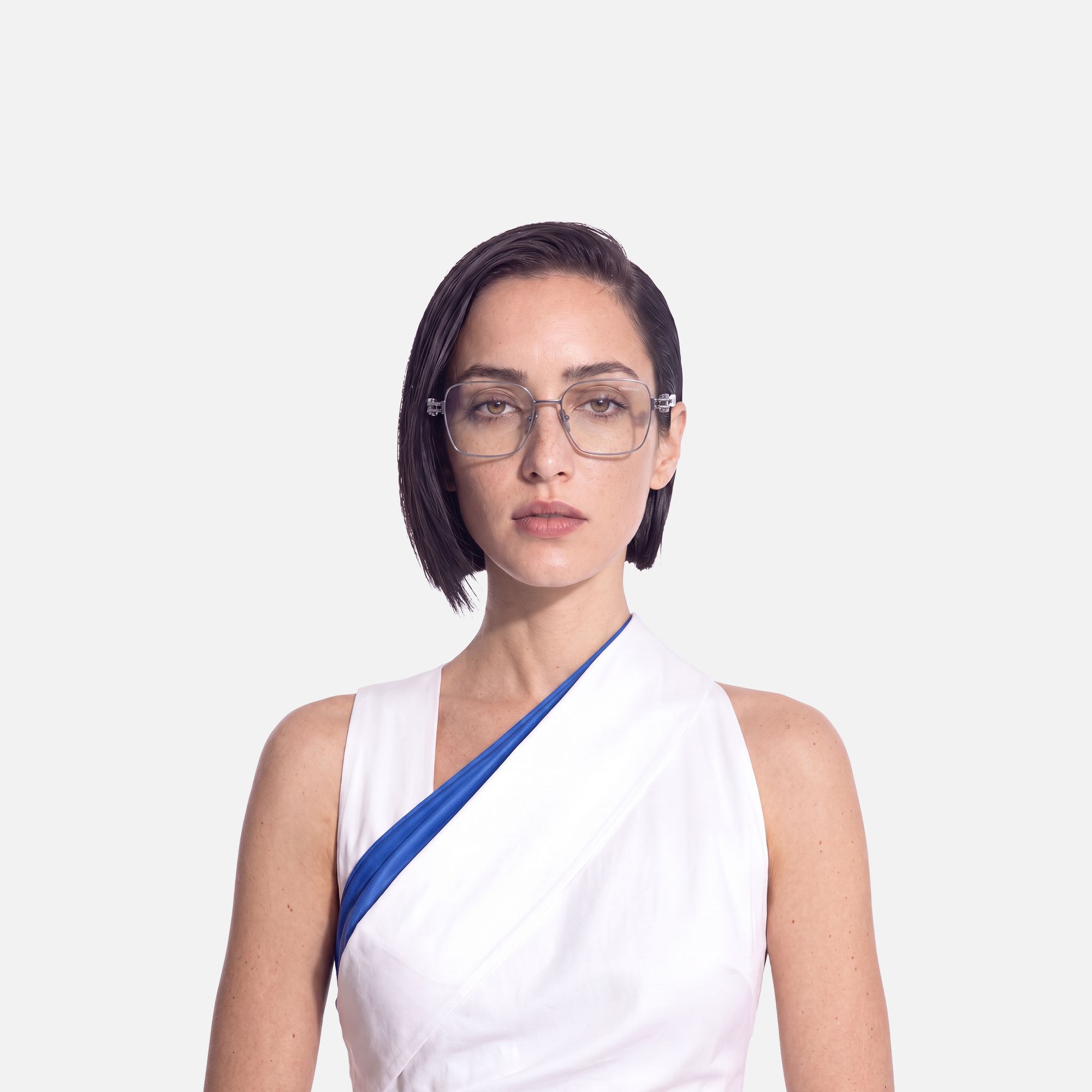 The Architect - Gunmetal Carabiner Glasses by Vooglam - On Model