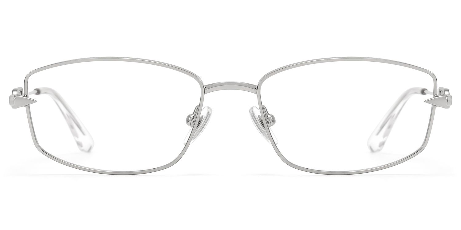 Bladework - Silver Thin Metal Narrow Glasses by Vooglam Product Details 1