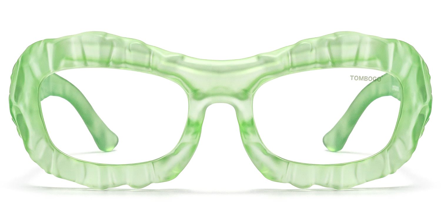 The Geologist - Clear Water Green Stone Glasses by Vooglam Product Details 1