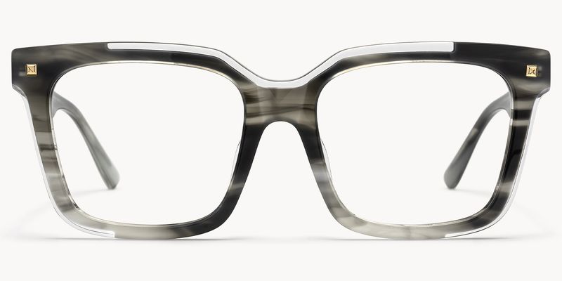 The Decoder - Geometric Silver Eyeglasses