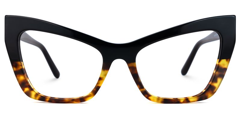 Bader - Cat Eye Black/Tortoise Eyeglasses