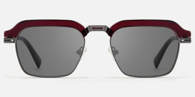 Archive - Dark Gray Razor Blade Sunglasses by Vooglam