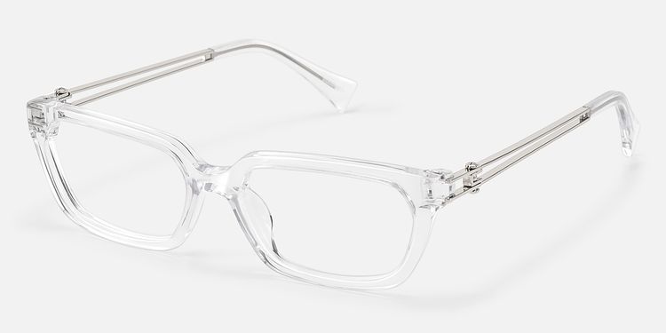 Scarpa - Light Clear Geometric Double Wire Glasses by Vooglam