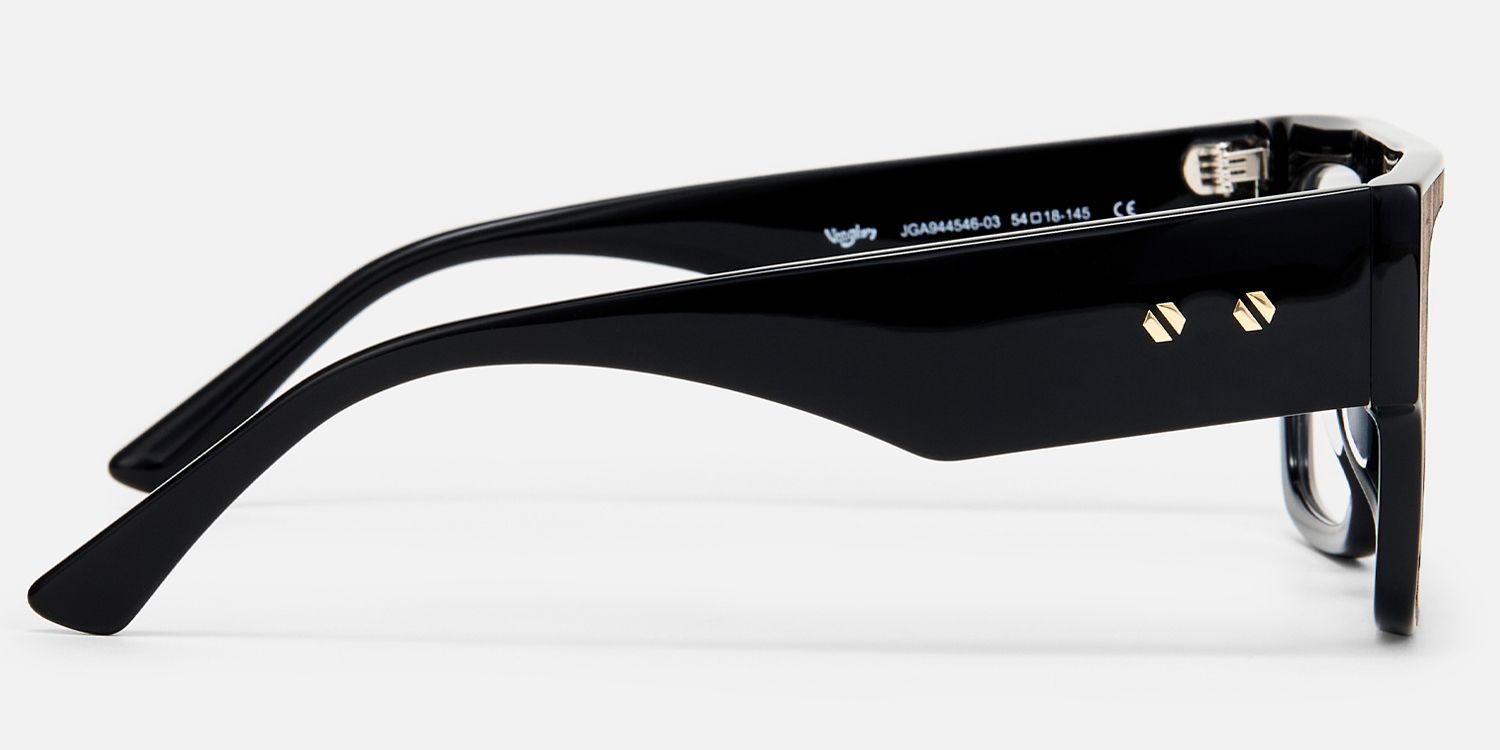 Wandrea - Aviator Brown Eyeglasses by Vooglam - Side View
