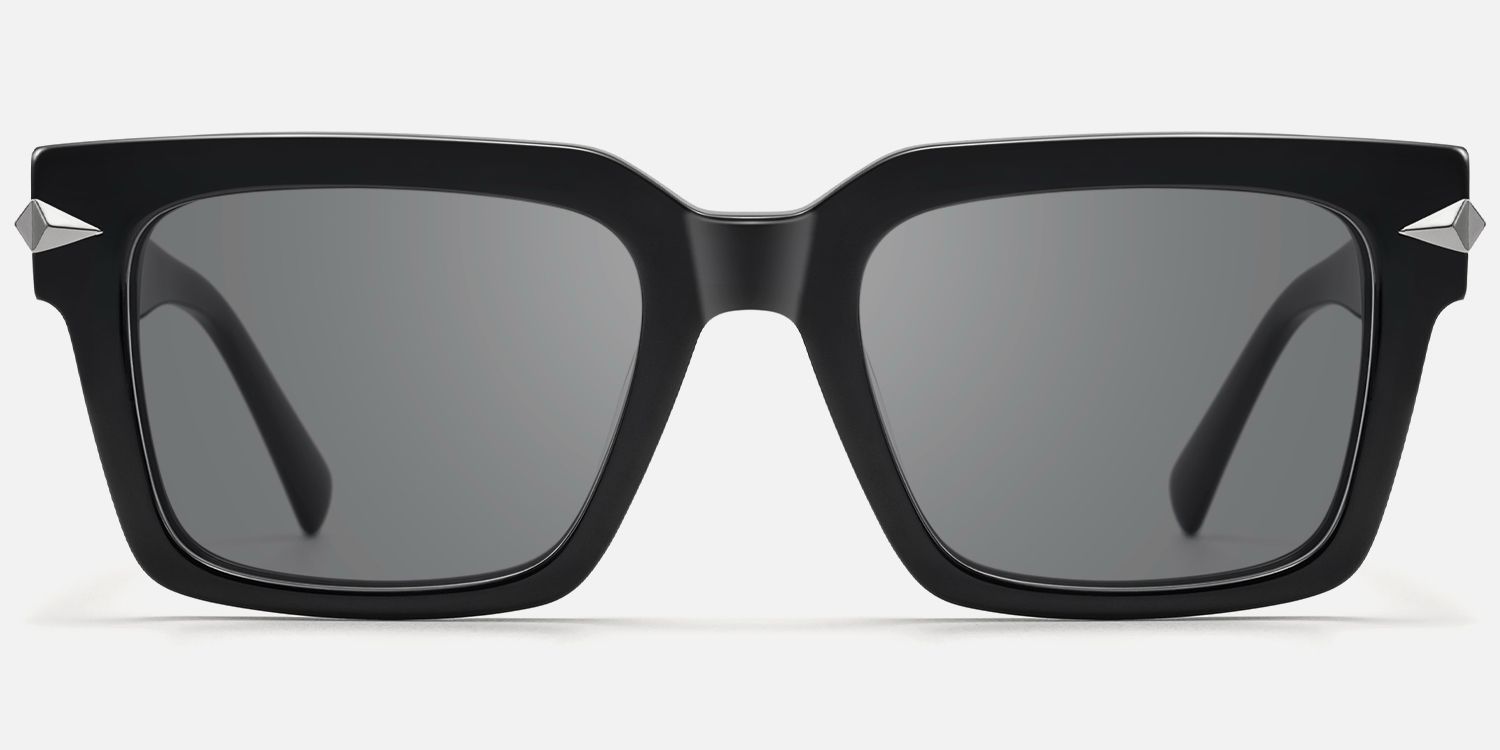 Covenant - Thick Acetate Sword Sunglasses by Vooglam - Angle View