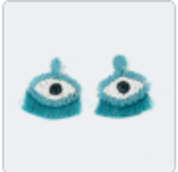 Evil Eye Pierced Earrings | Vooglam.com