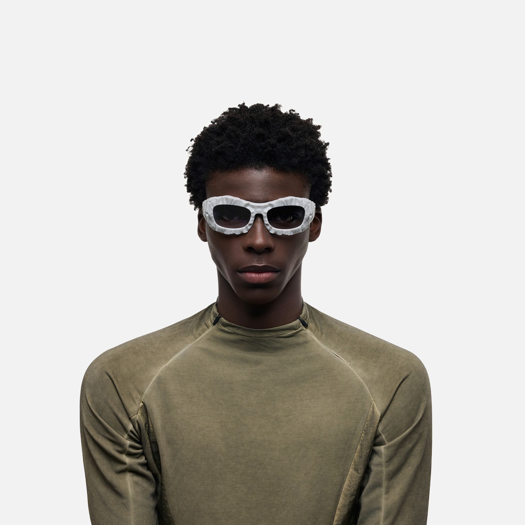 The Geologist - Gray Marble Sunglasses by Vooglam - Lifestyle Look