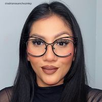 Maggie - Cat Eye Black Eyeglasses - 12